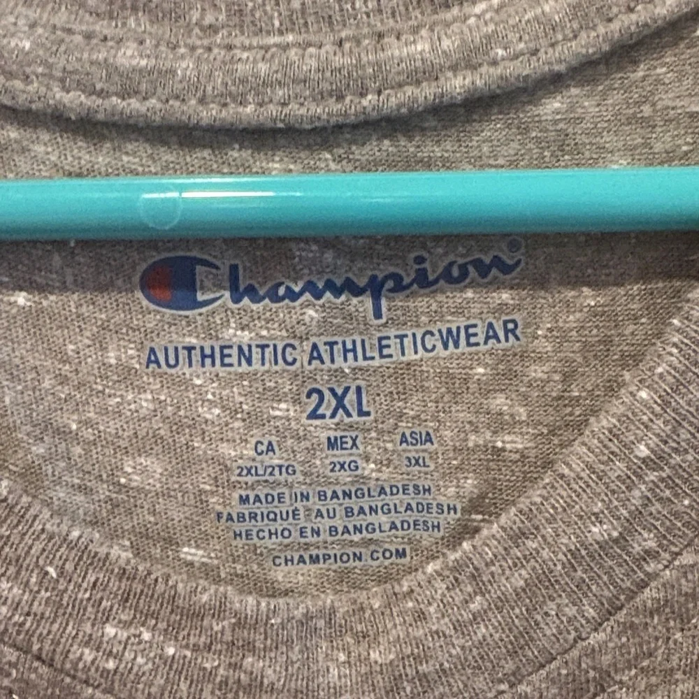 Champion Gray Nebraska Tee - Picture 2 of 5
